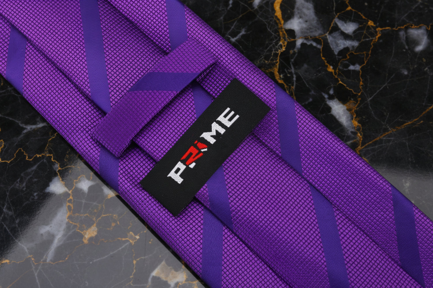 Violet Purple Stripe Necktie Keep