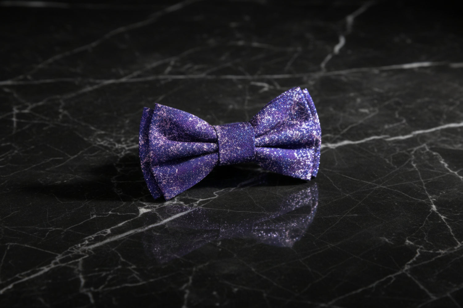 Purple Texture Bow Tie||Purple