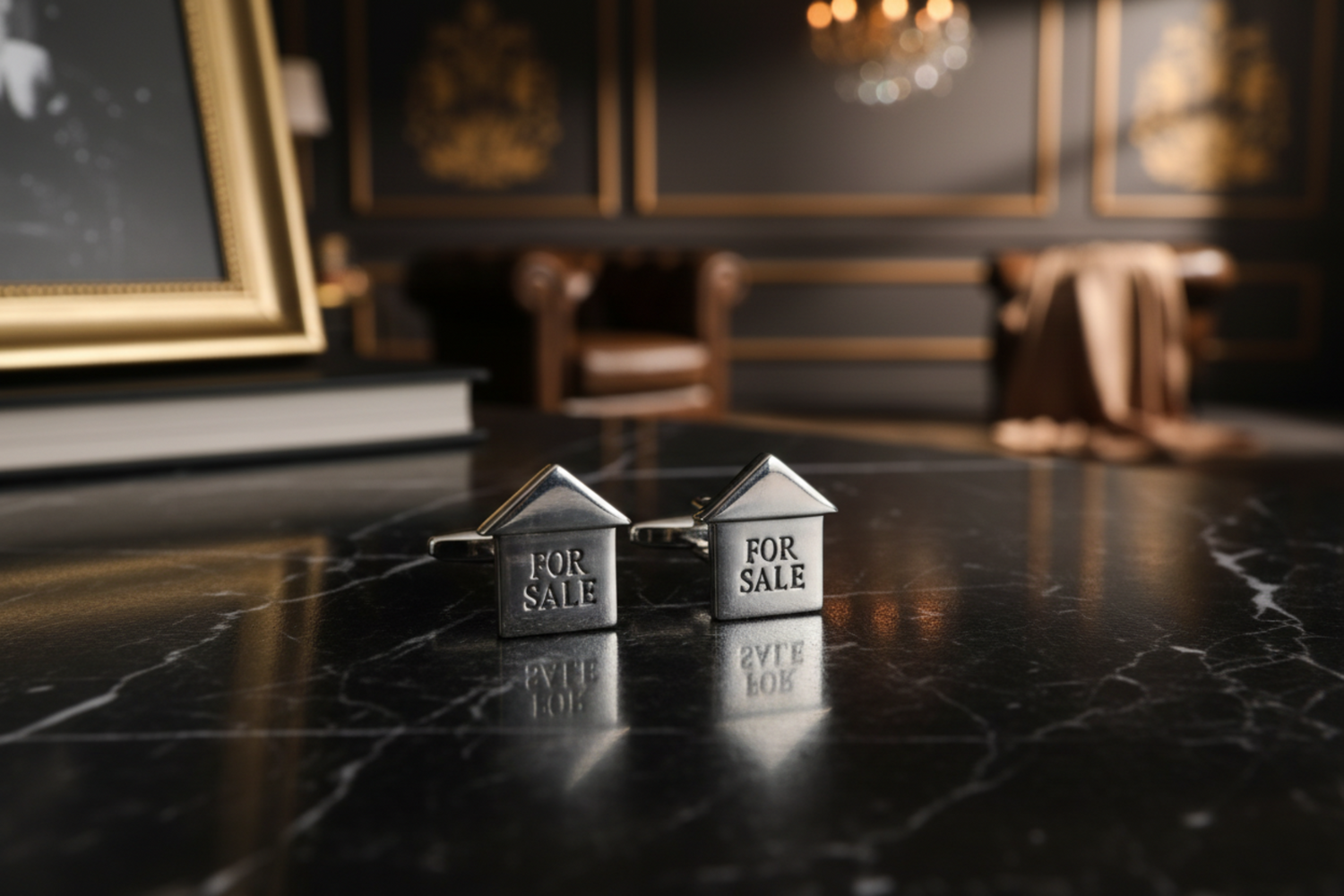 Real Estate Agent Cuff-links