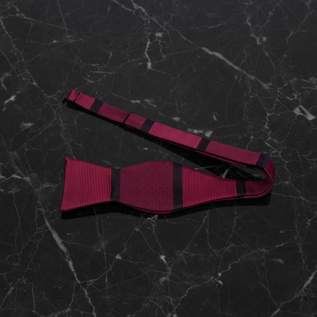Self Tie: Burgundy Adagio Bow Tie