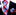 Red Blue Purple Check Tie and Pocket Square