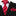 A Red, Dark Red Stripe Pattern Silk Necktie, Pocket Square