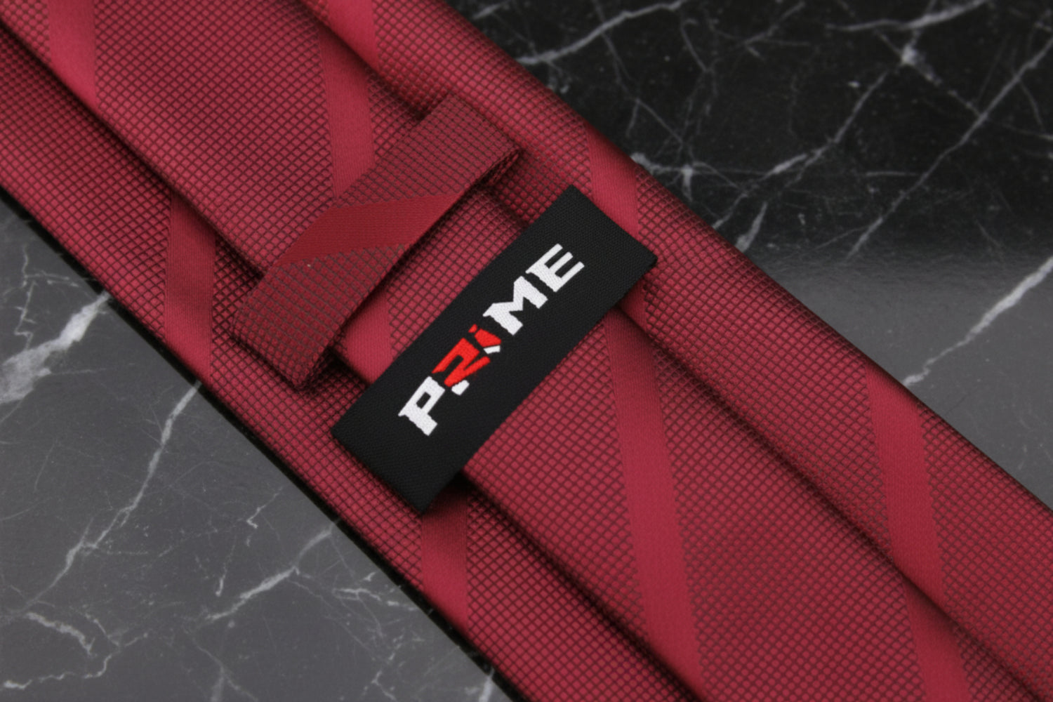 Tie Keep: Scarlet Red Stripe Tie 