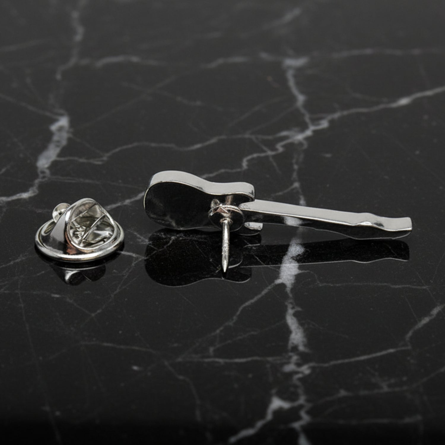 Back of Guitar Lapel Pin