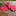 A Solid bright pink Color With Lined Texture Zipper Necktie, Matching Pocket Square