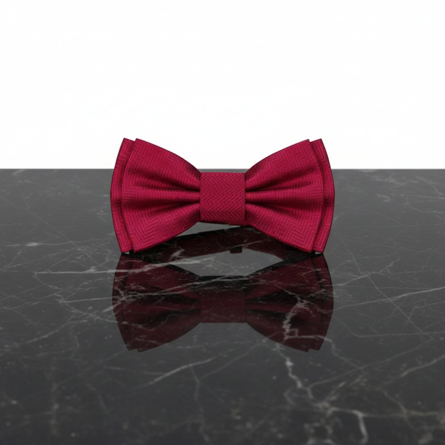 A Rosewood Solid Pattern Self Tie Bow Tie