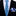 Thin Tie: Shades of Blue and White Flowers Tie and Accenting Blue White Stripe Square