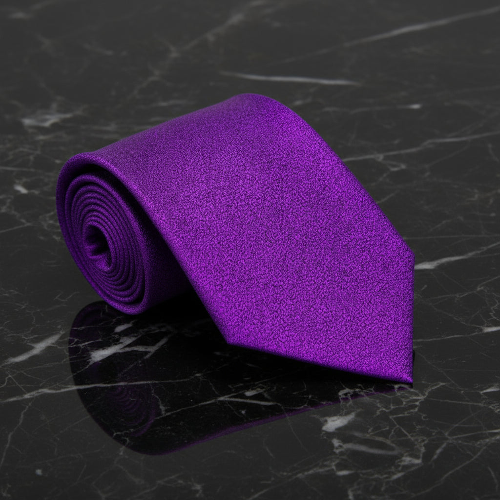 Shimmer Purple Tie  