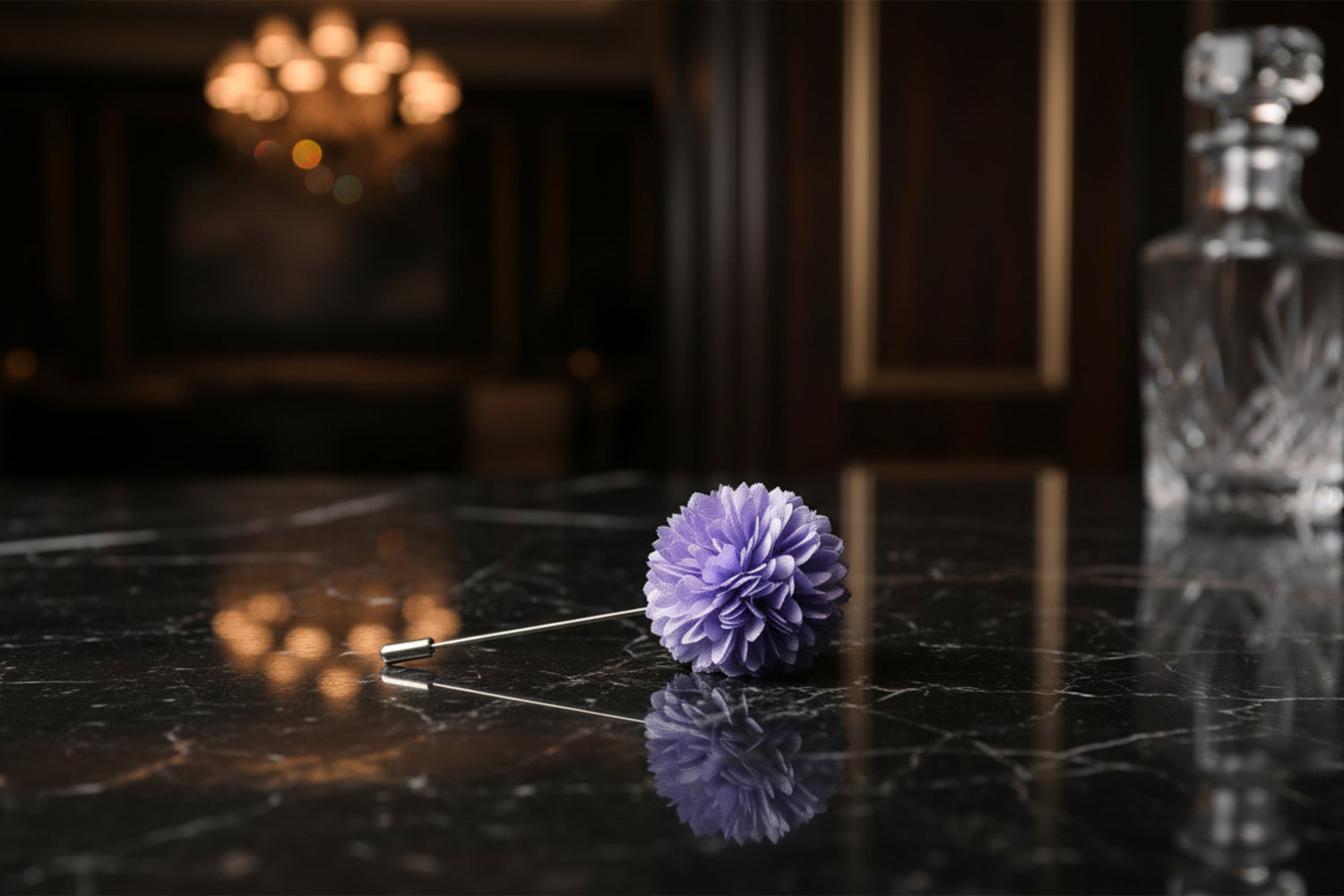 Smokey Purple Lapel Pin