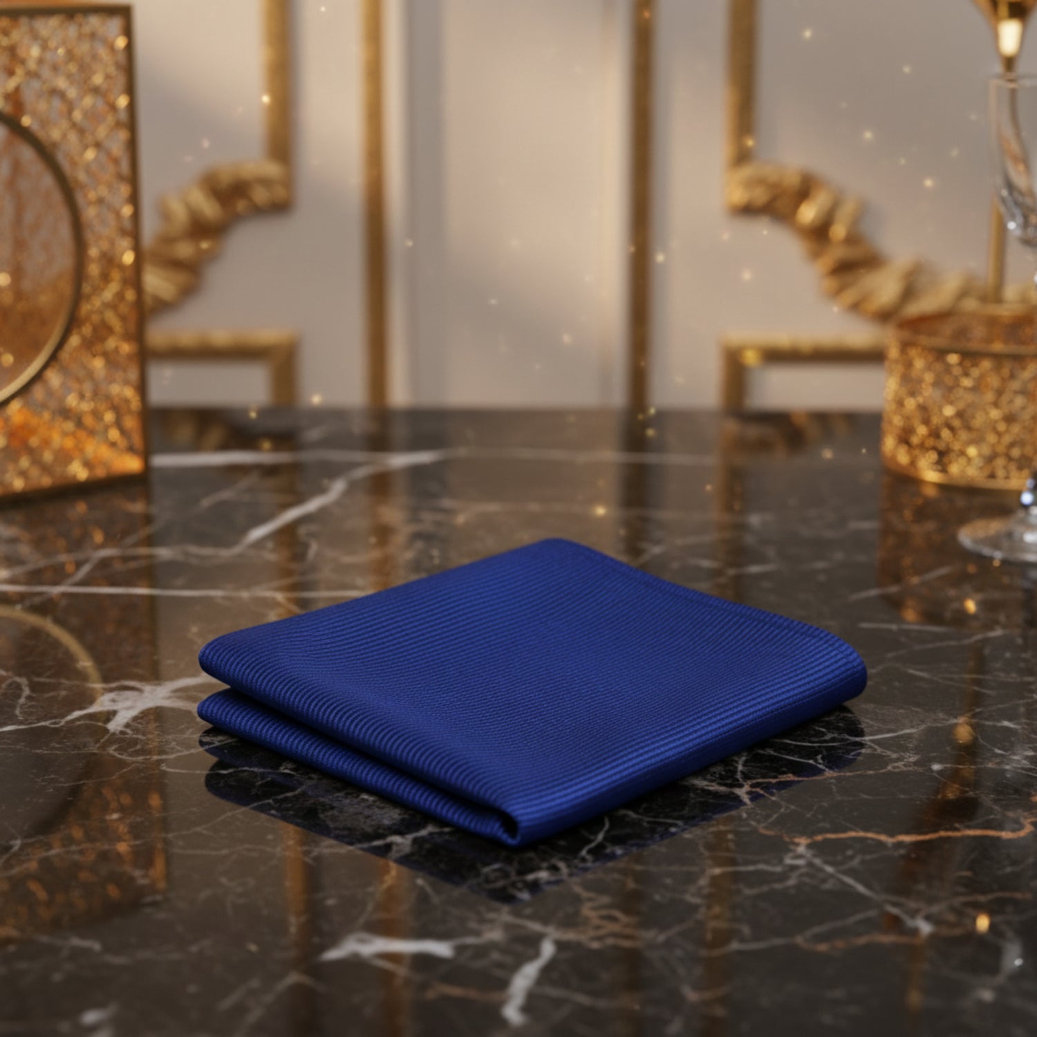Navy Blue Pocket Square