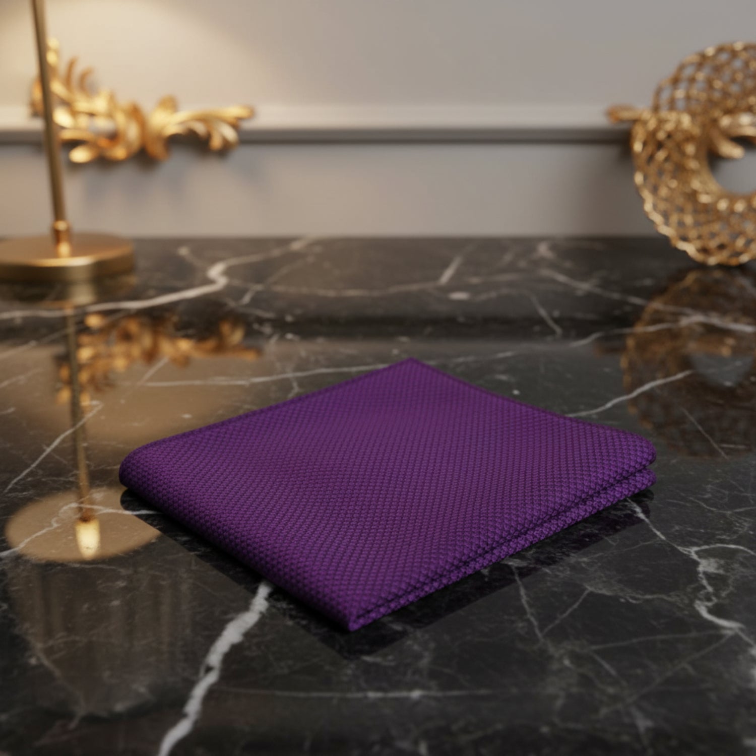 Purple Pocket Square
