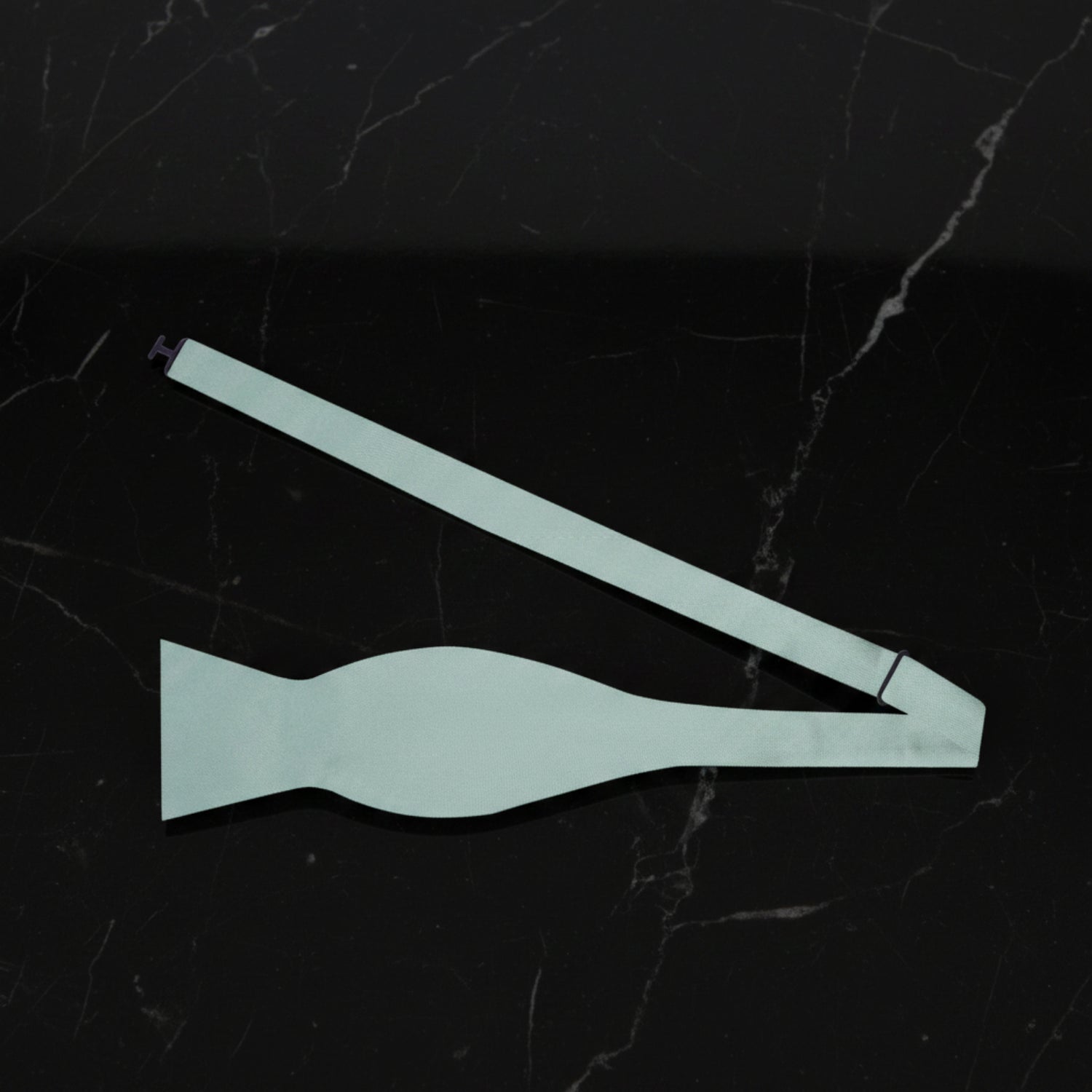 Self Tie: Solid Glossy Viridian Green Bow Tie
