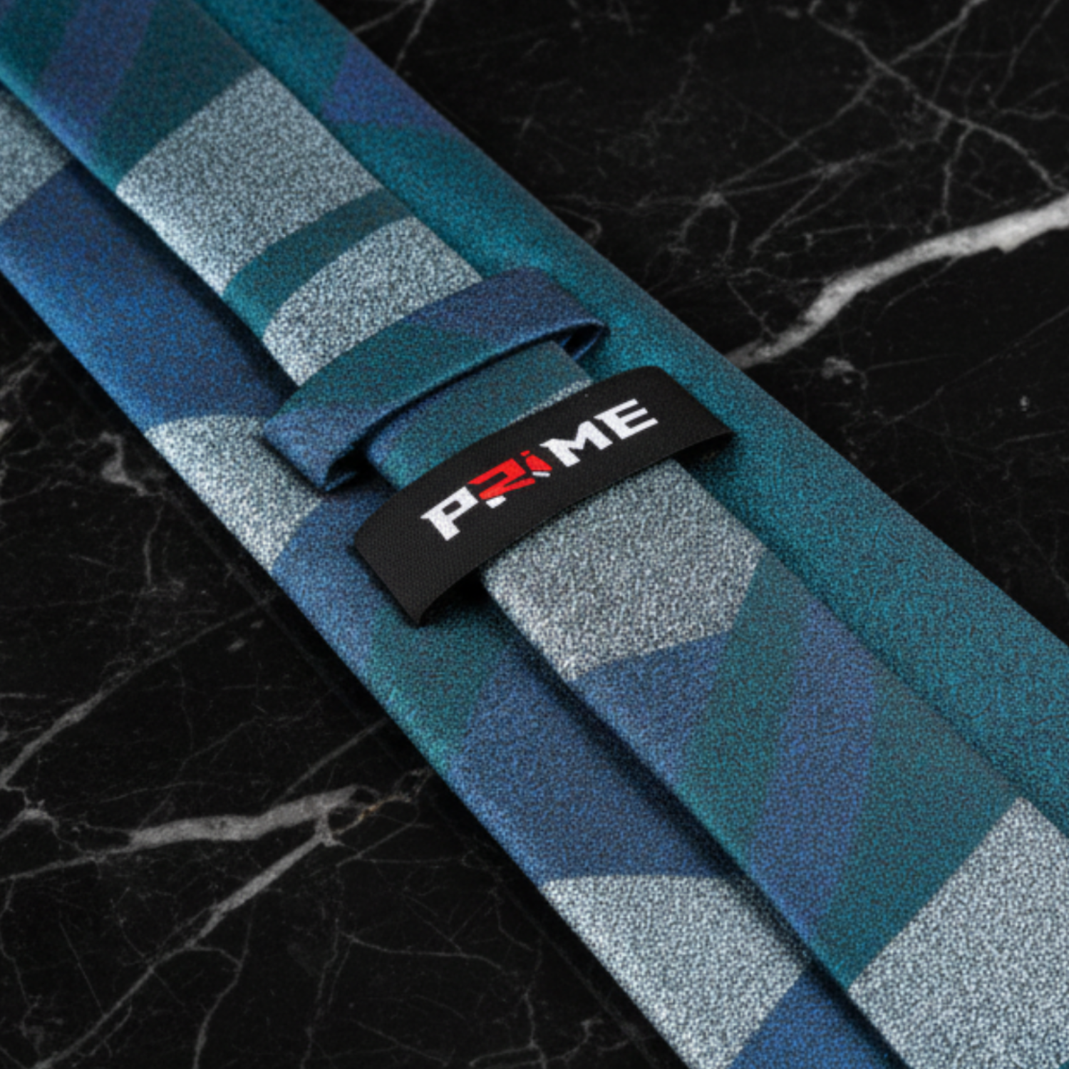 A Green, Blue Abstract Necktie Keep