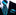Light Blue, Black Abstract Swirl Tie and Pocket Square