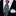 Blue, Teal, Red, Orange and Grey Floral Necktie with Shimmer Silver Pocket Square