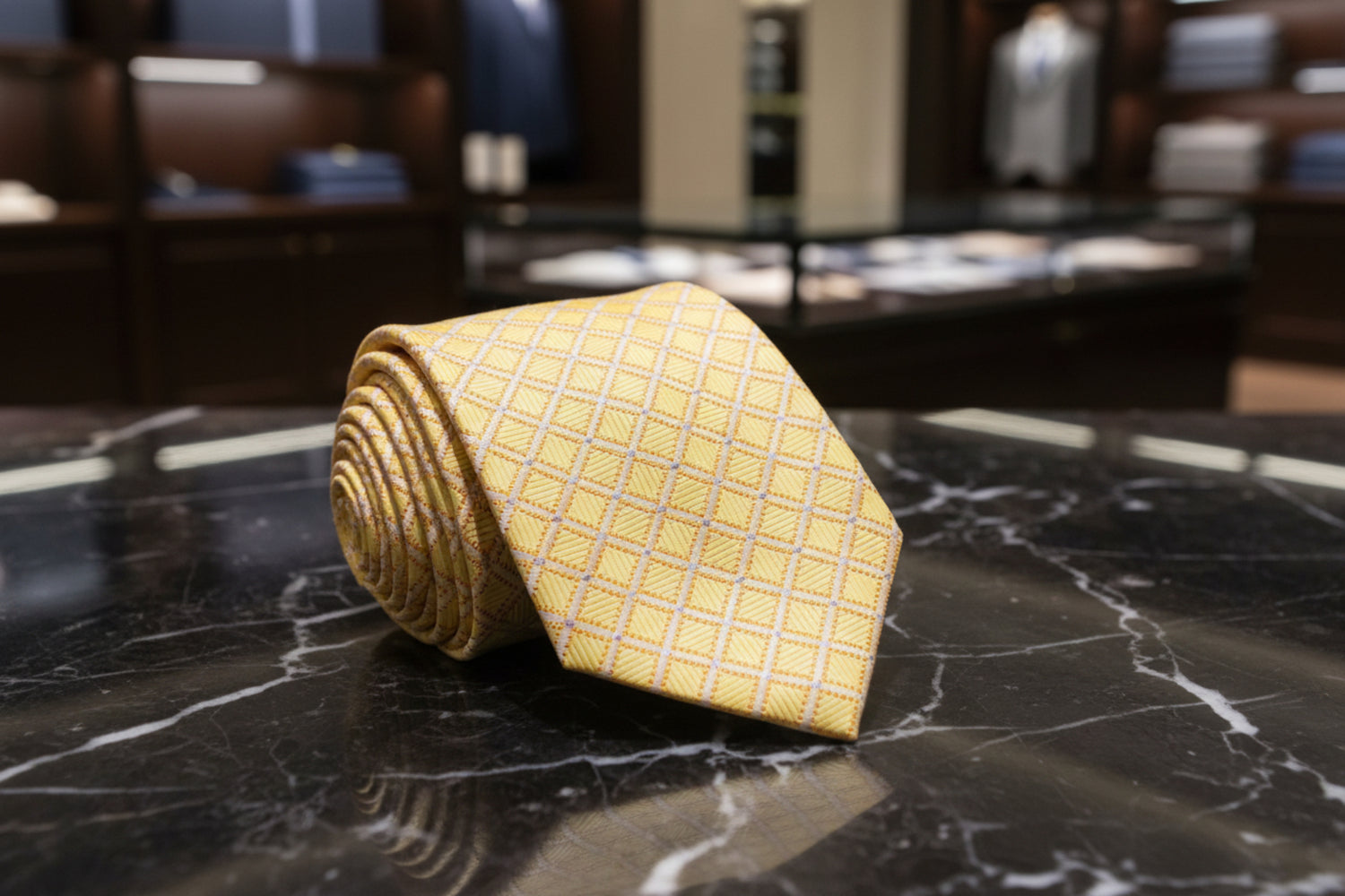 Gold Silver Tie  