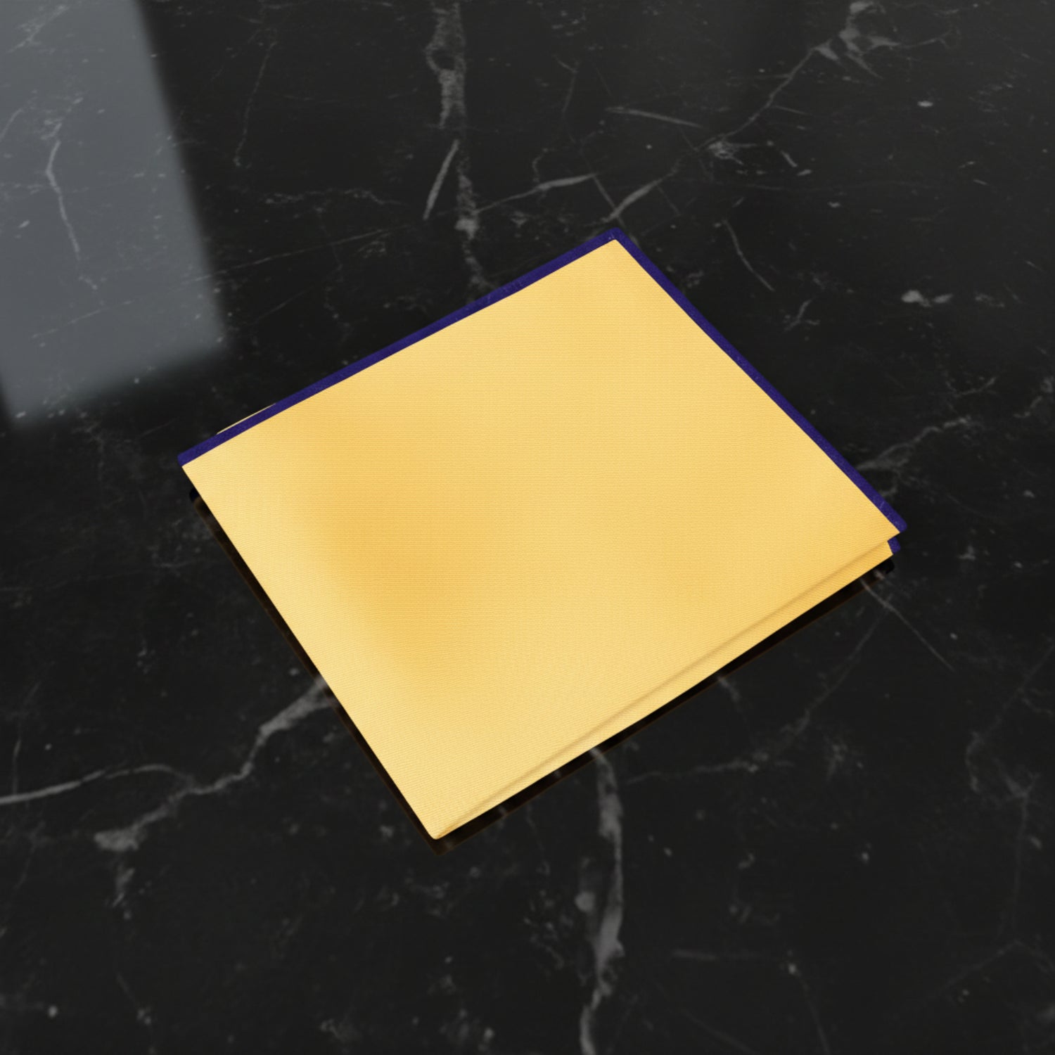Solid Edged Border Pocket Square | Purple, Yellow, Blue & More