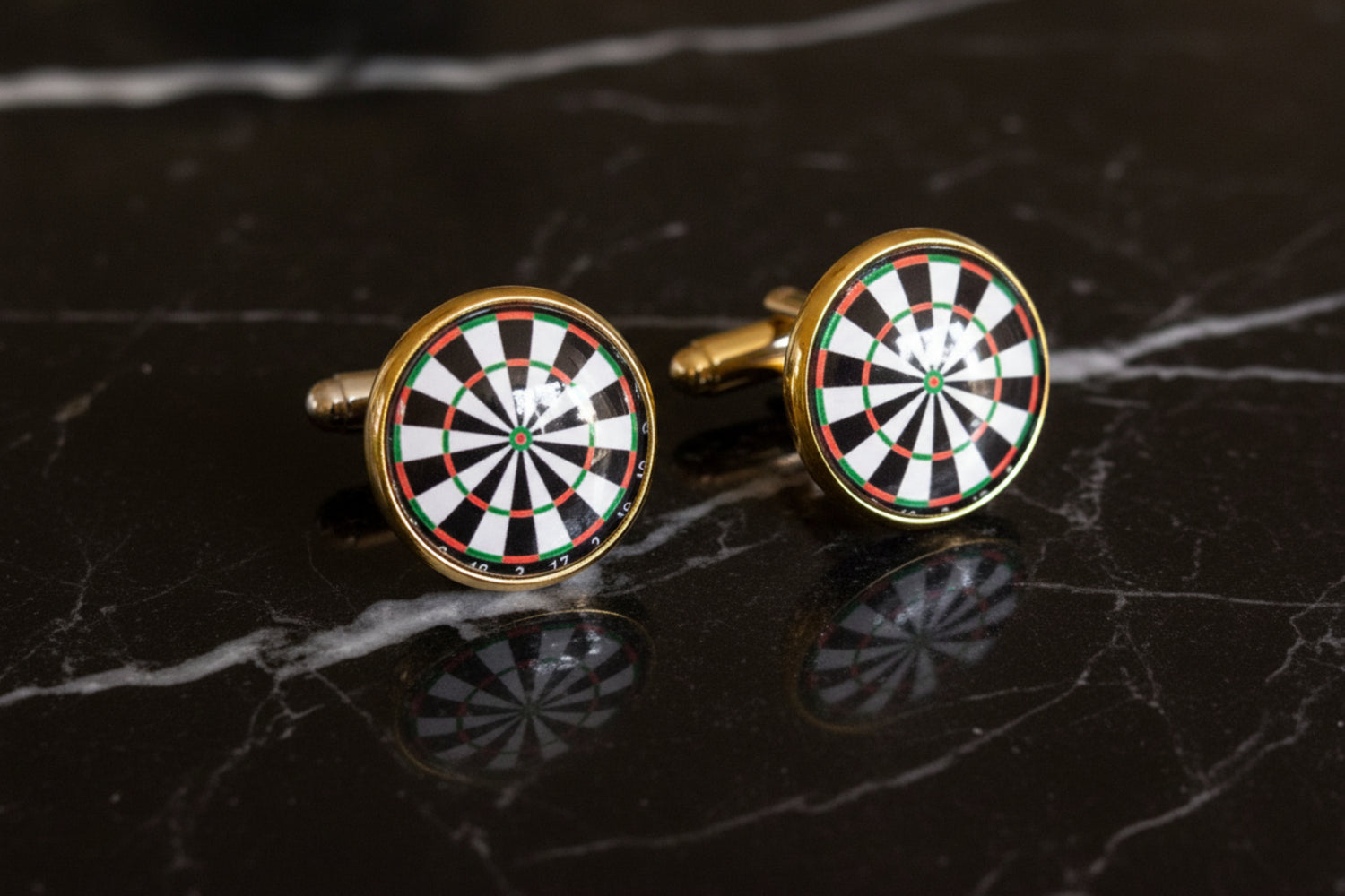 dart board cufflinks 23