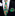  Orange, Green, Black abstract thin tie and square
